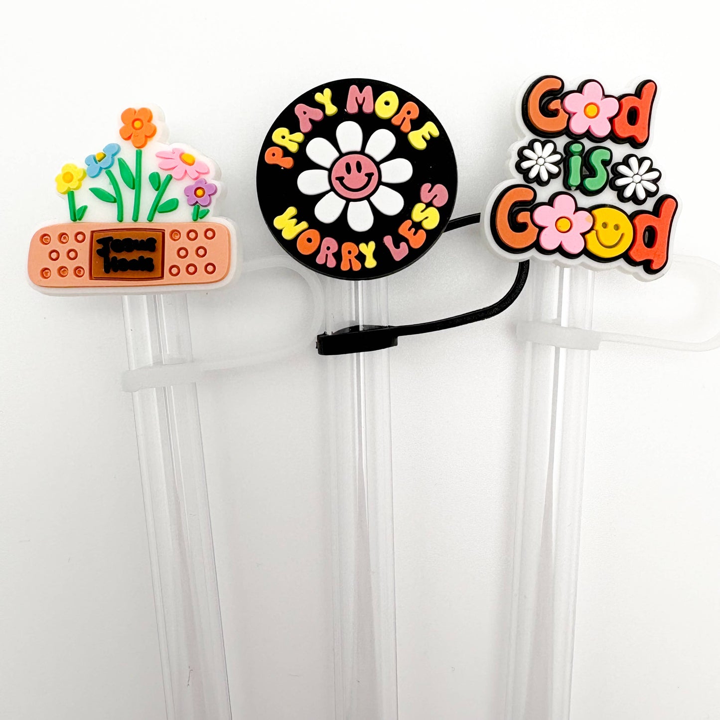 Straw Topper 3 Pack | God is Good