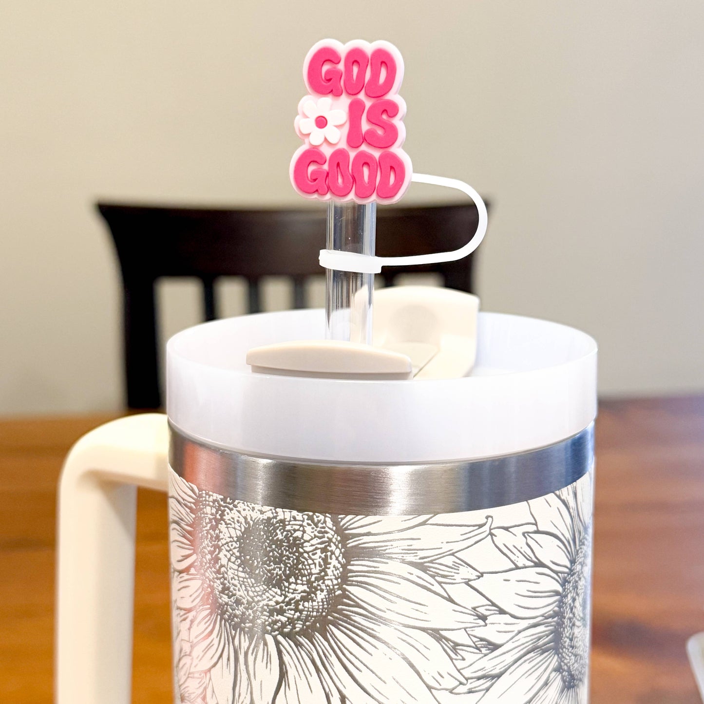 Straw Topper 3 Pack | Jesus Loves You