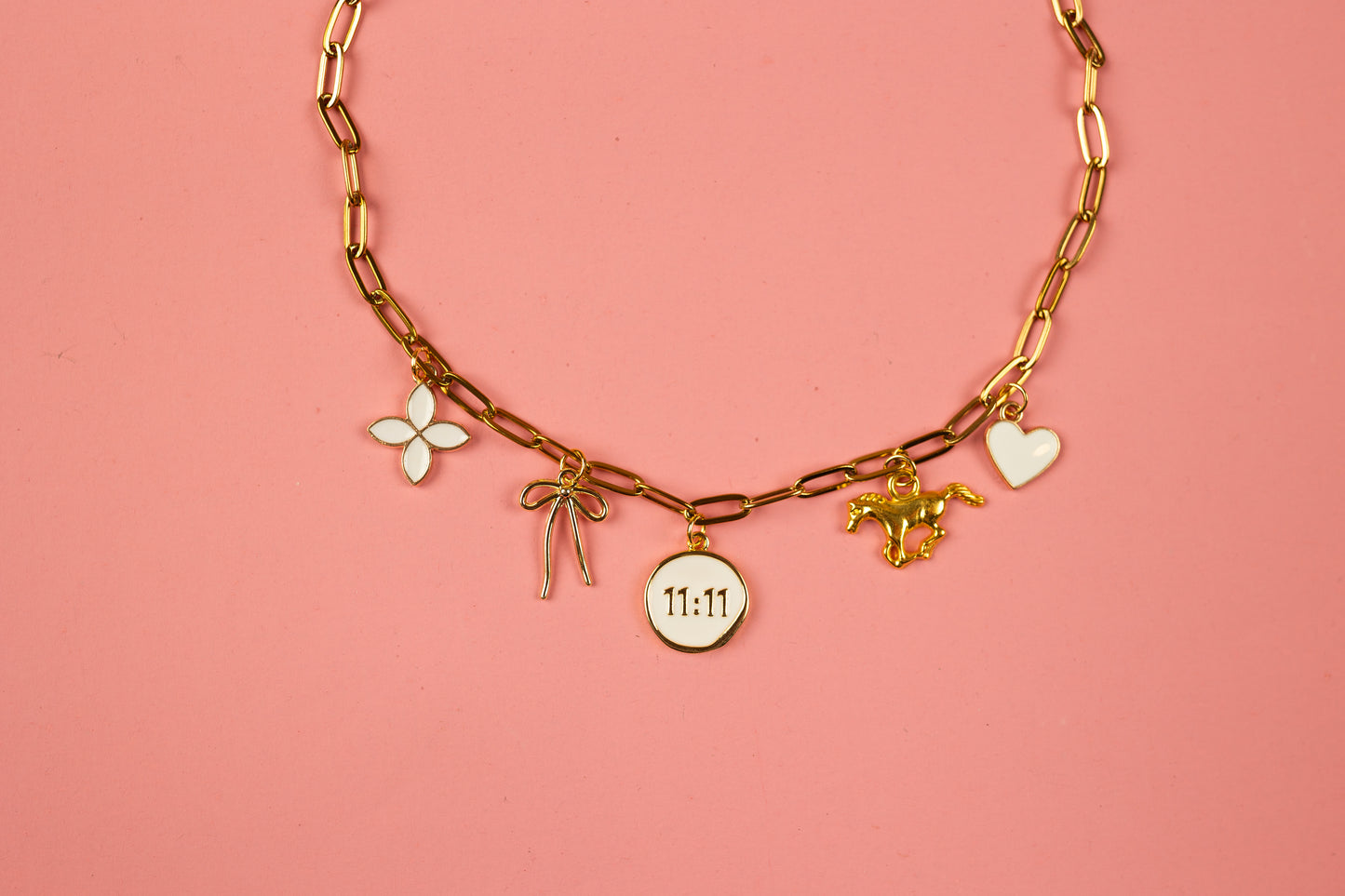 One Lucky Girl | Charm Necklace
