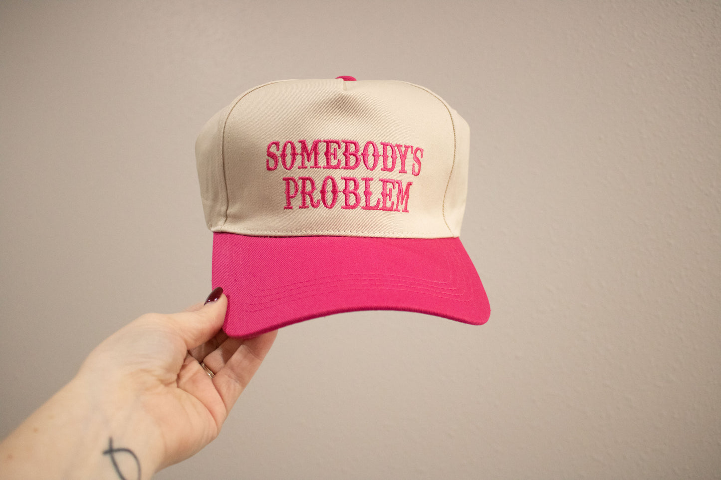 Somebody's Problem Hat | Hot Pink