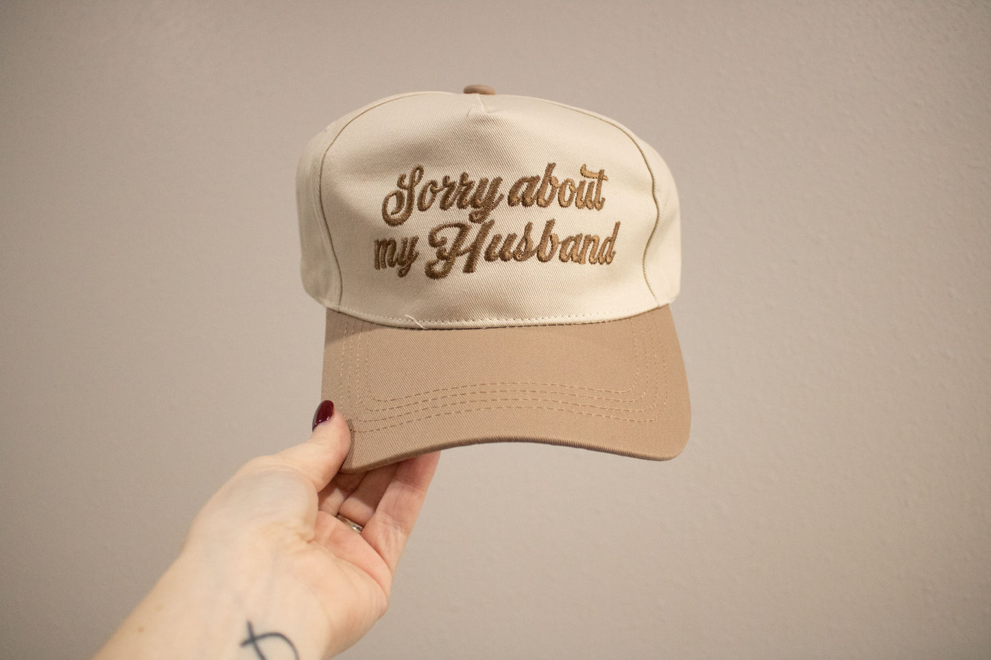 Sorry About My Husband Hat | Multiple Colors