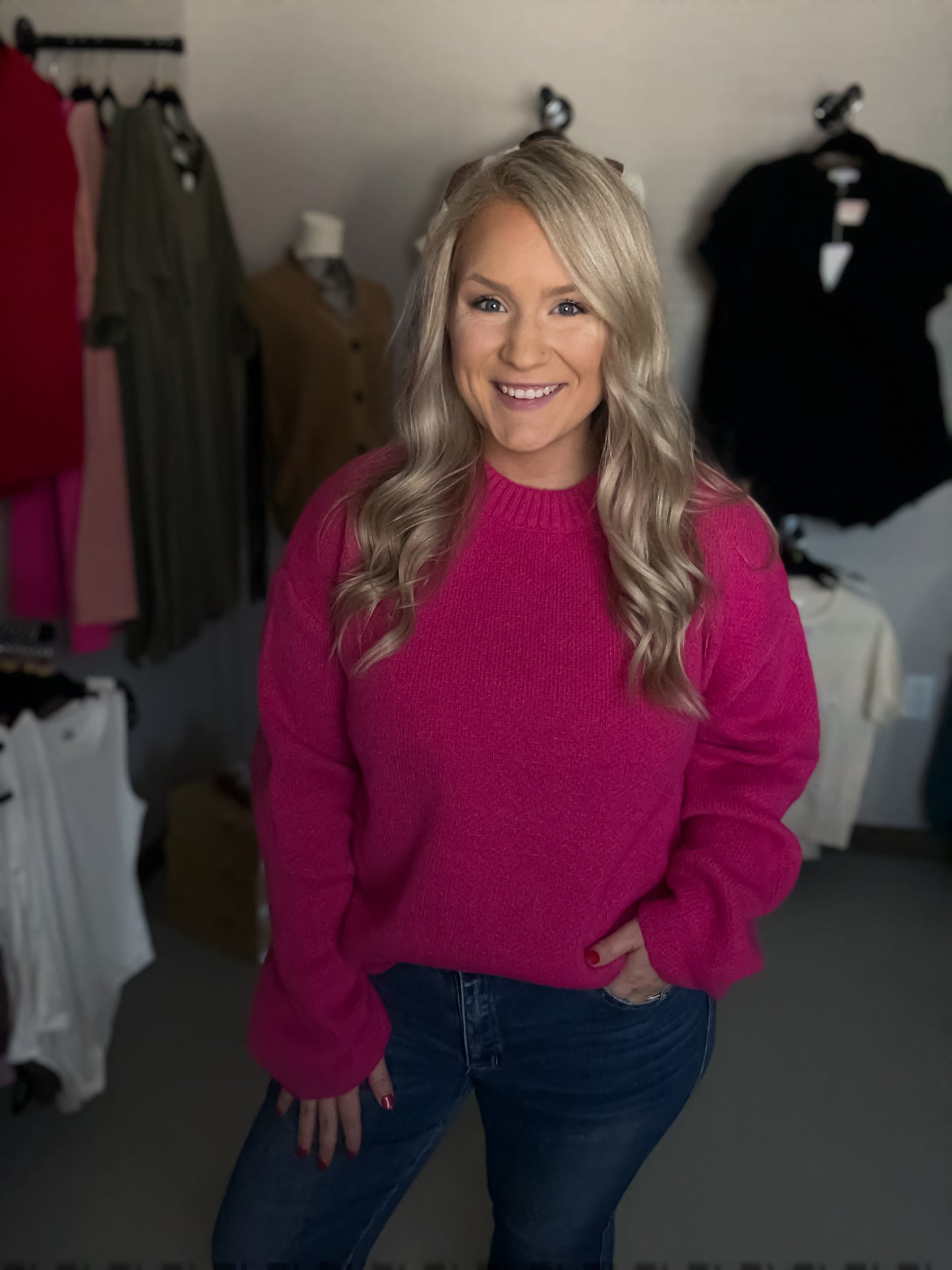Plus Size | Oversized Sweater Top
