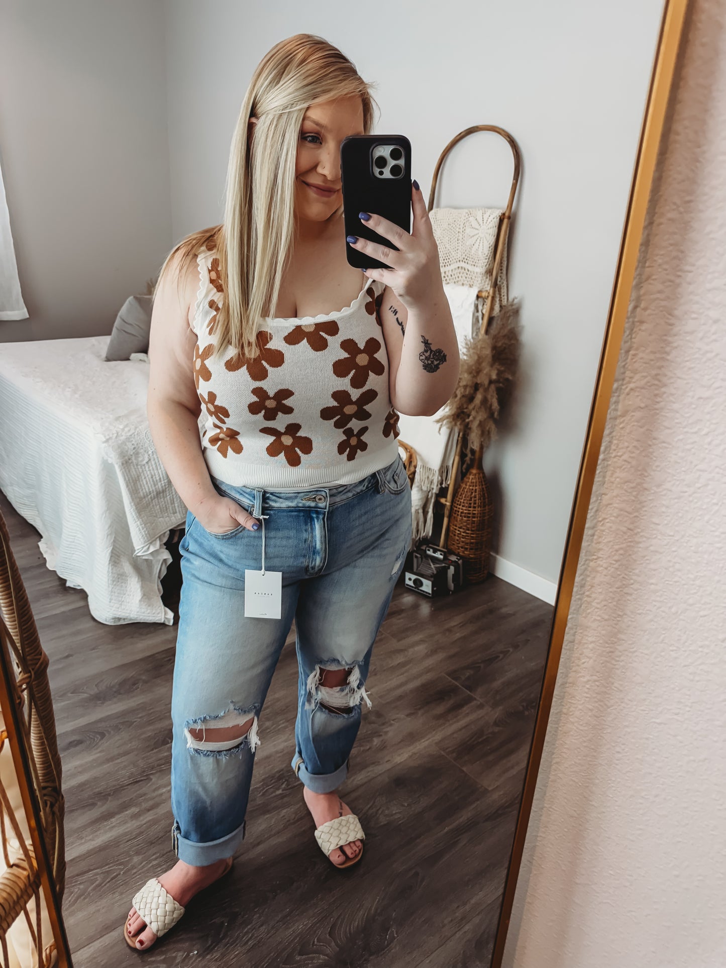 KanCan High Rise Mom Jean