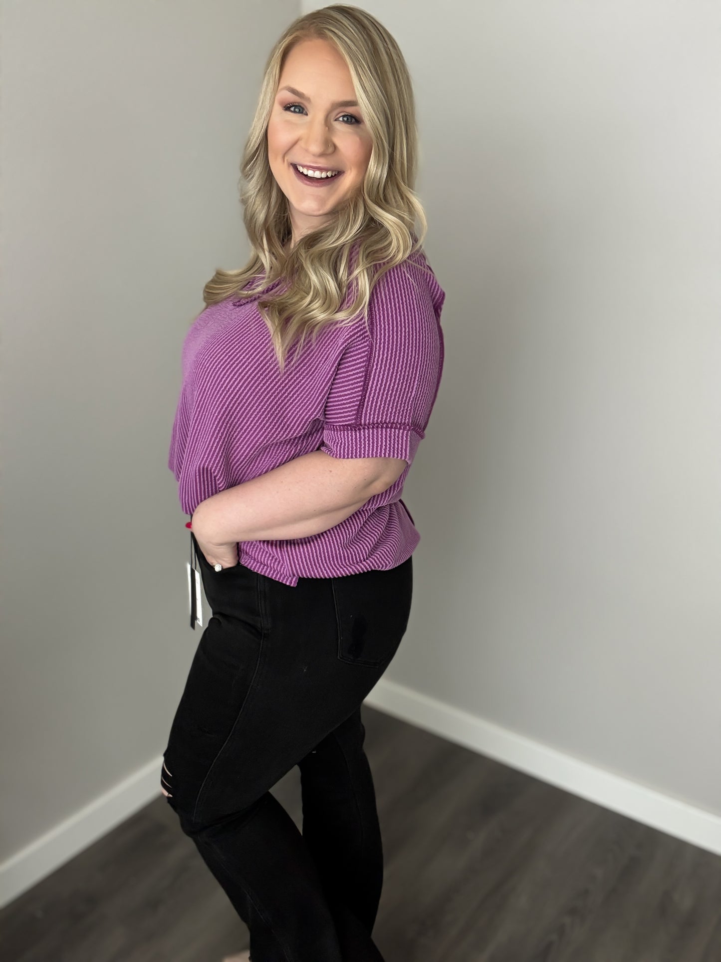Judy Blue HW Tummy Control Destroy Flare Jean