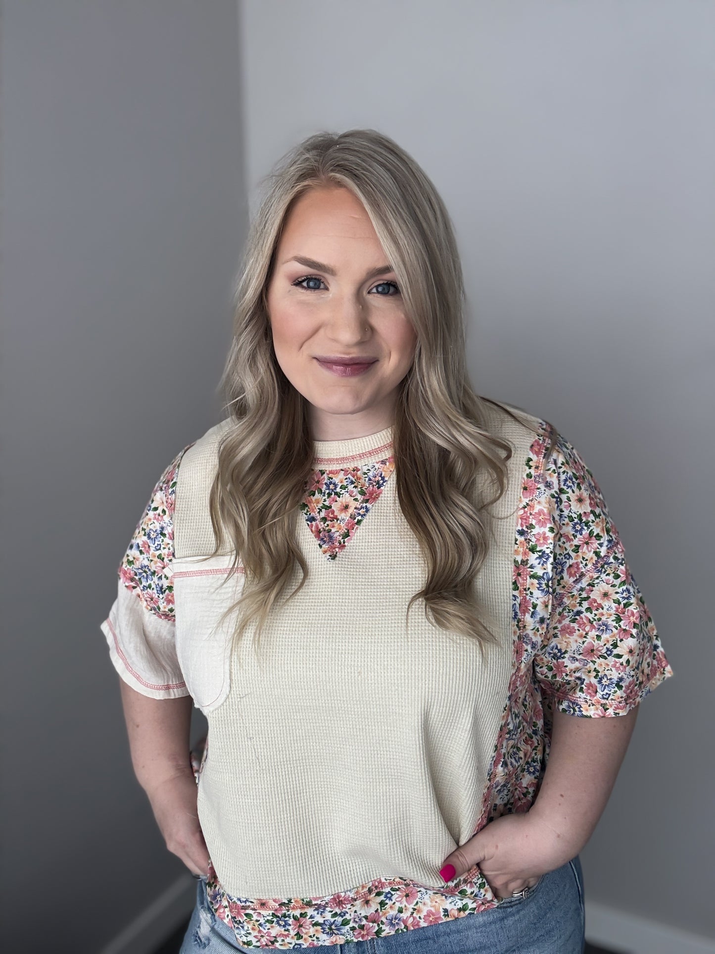 Floral Print Mix And Match Top