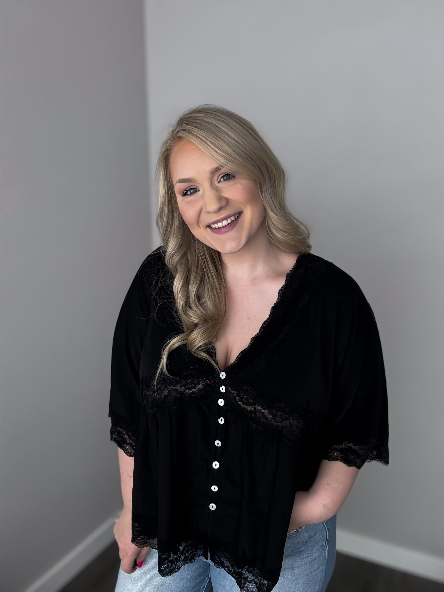 Plus Size | Lace Top
