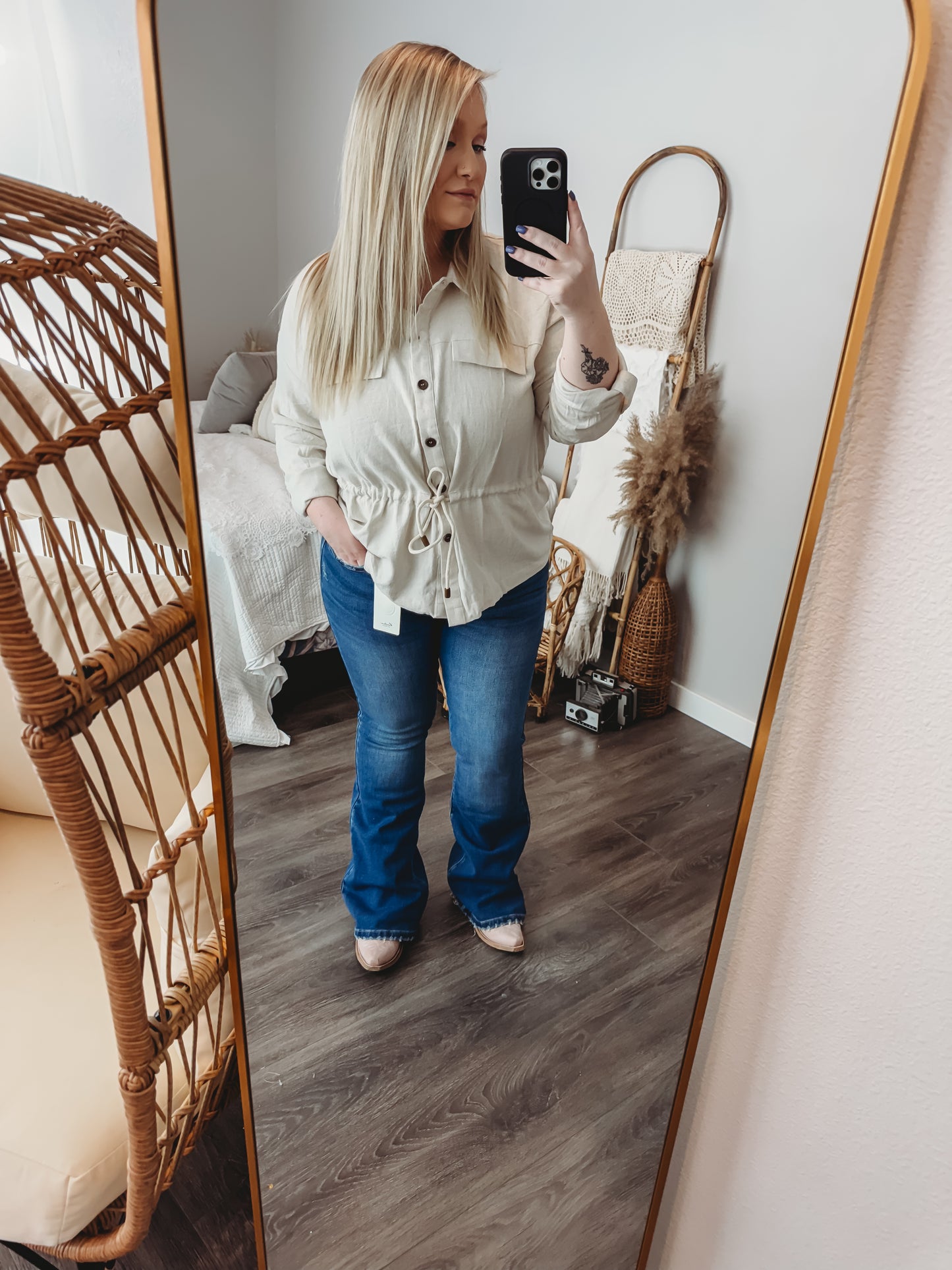 KanCan Mid Rise Flare Jeans