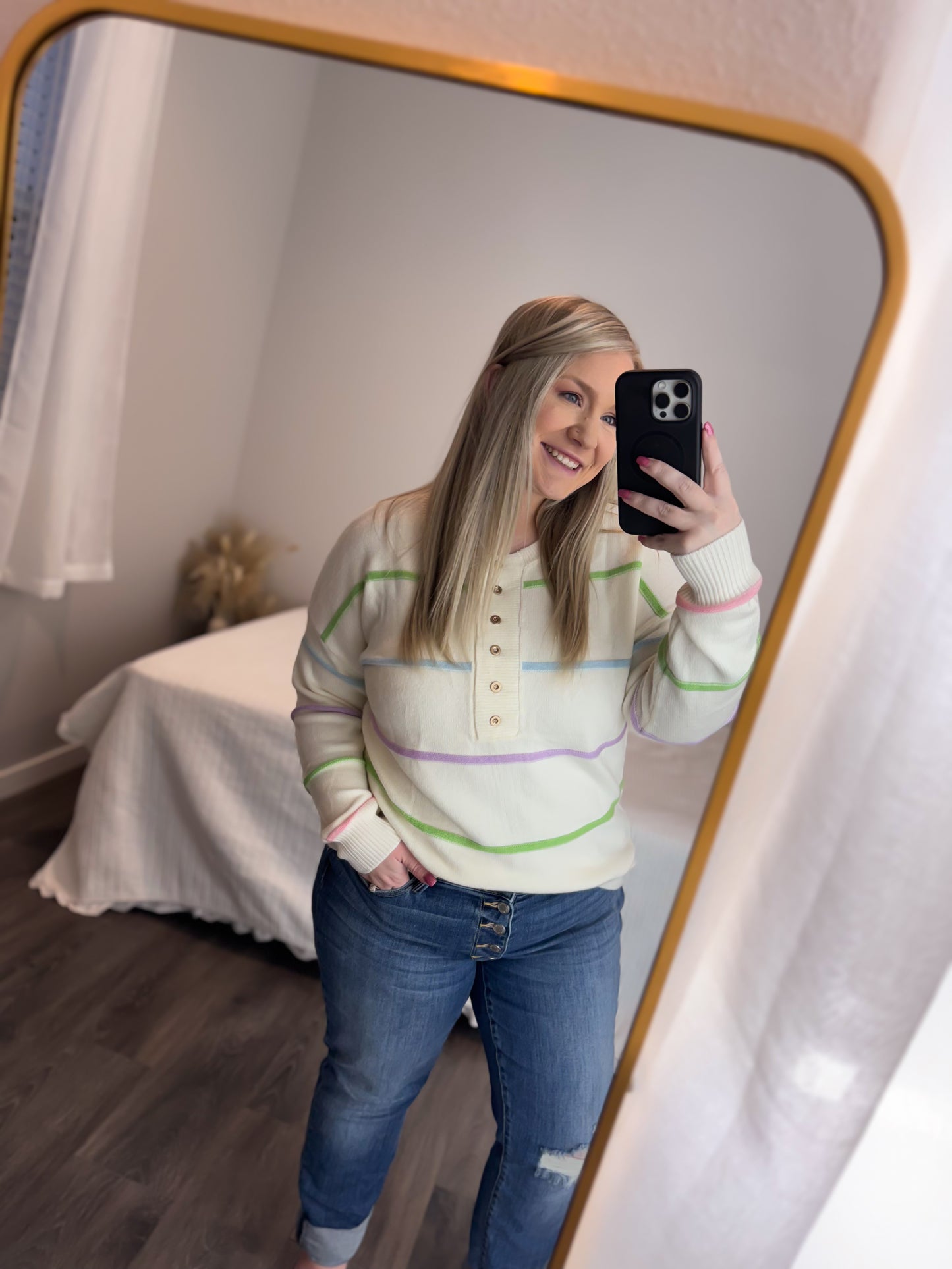 Spring Striped Sweater