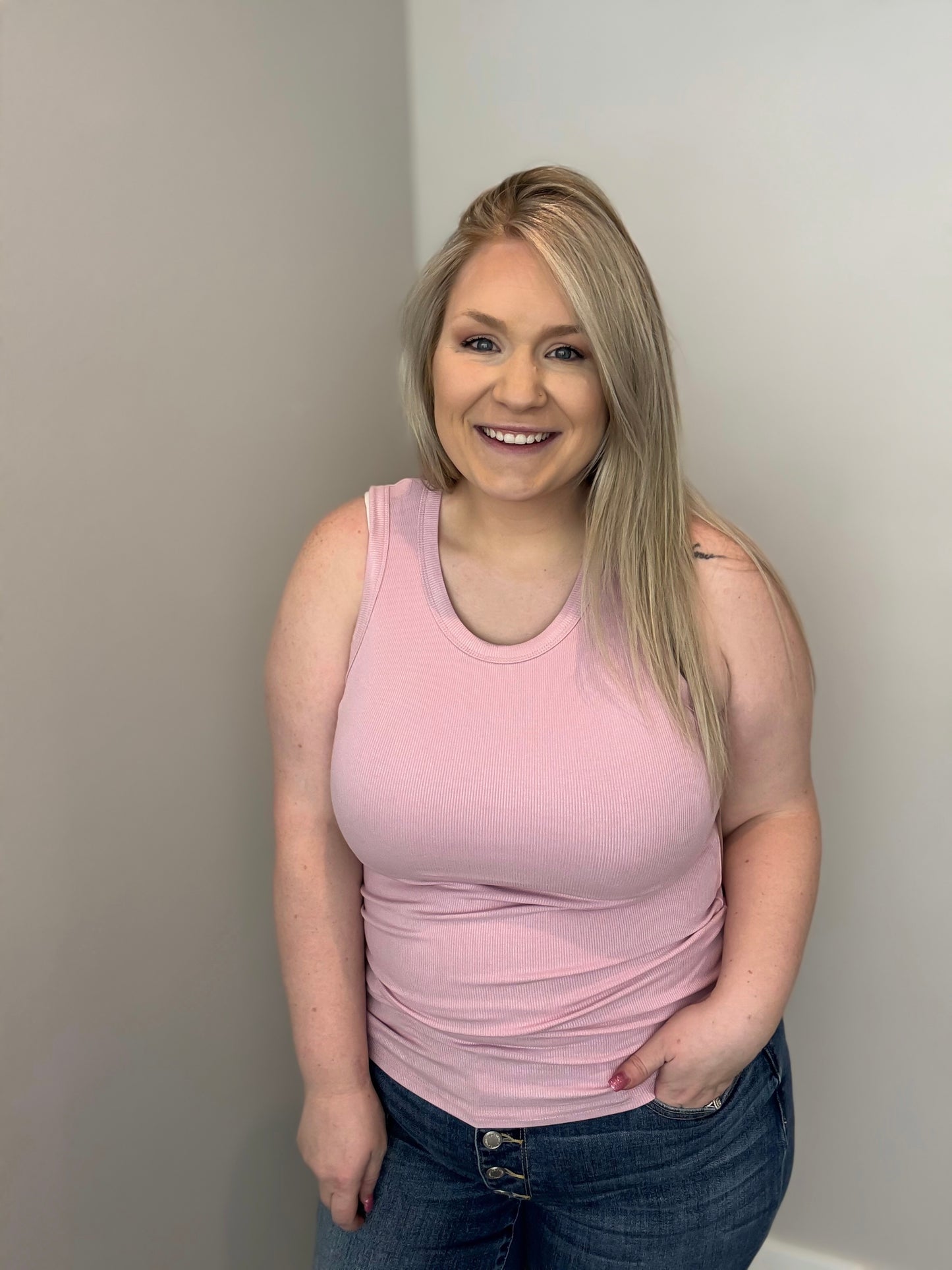 Micah Micro-Ribbed Tank Top (Multiple Colors)