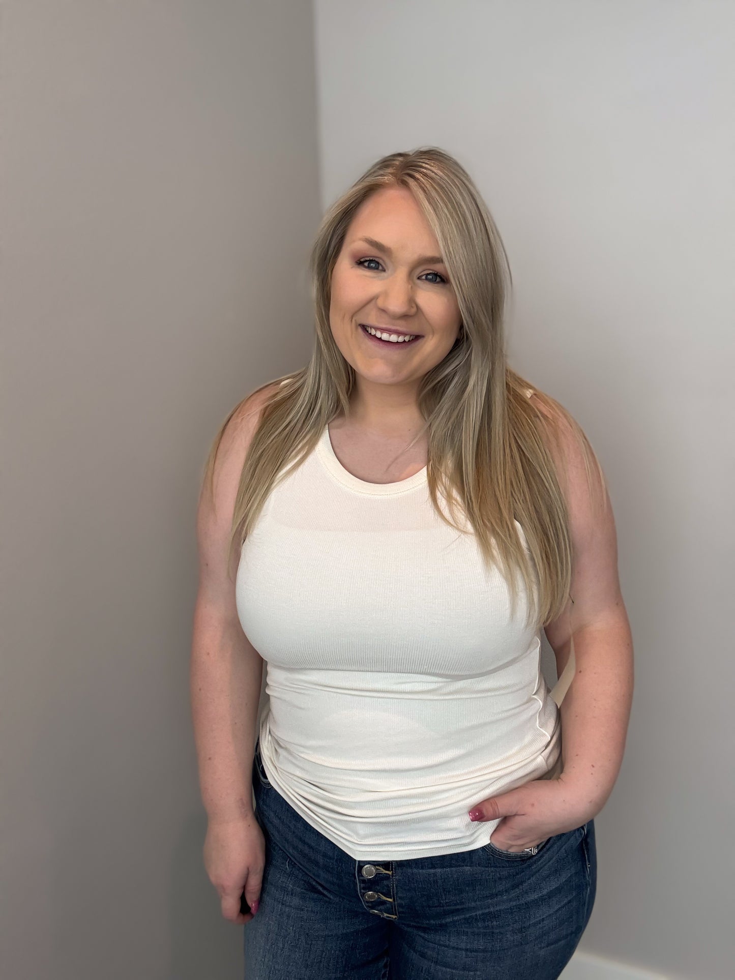 Micah Micro-Ribbed Tank Top (Multiple Colors)