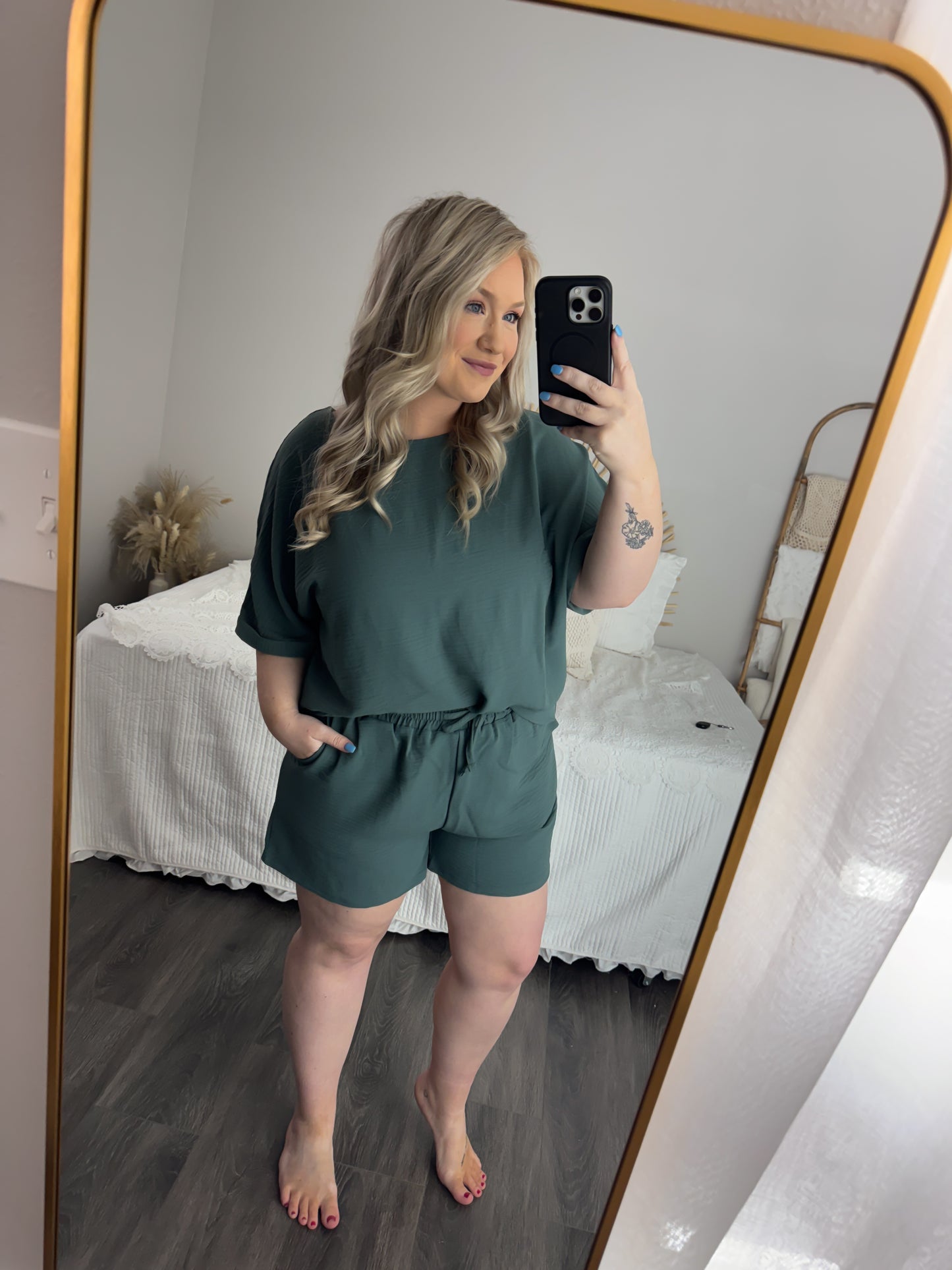 Whitney Woven Set - Ash Jade