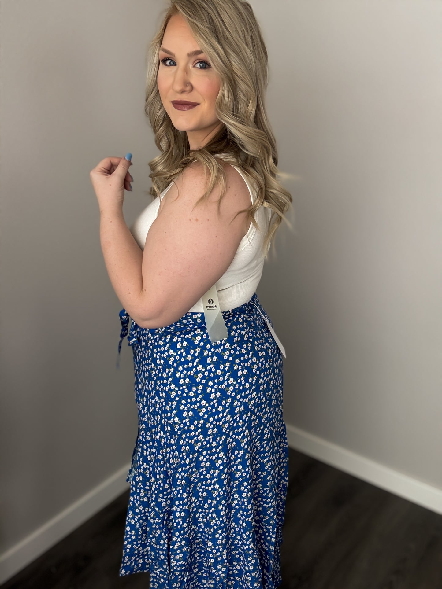 Floral Wrap Skirt