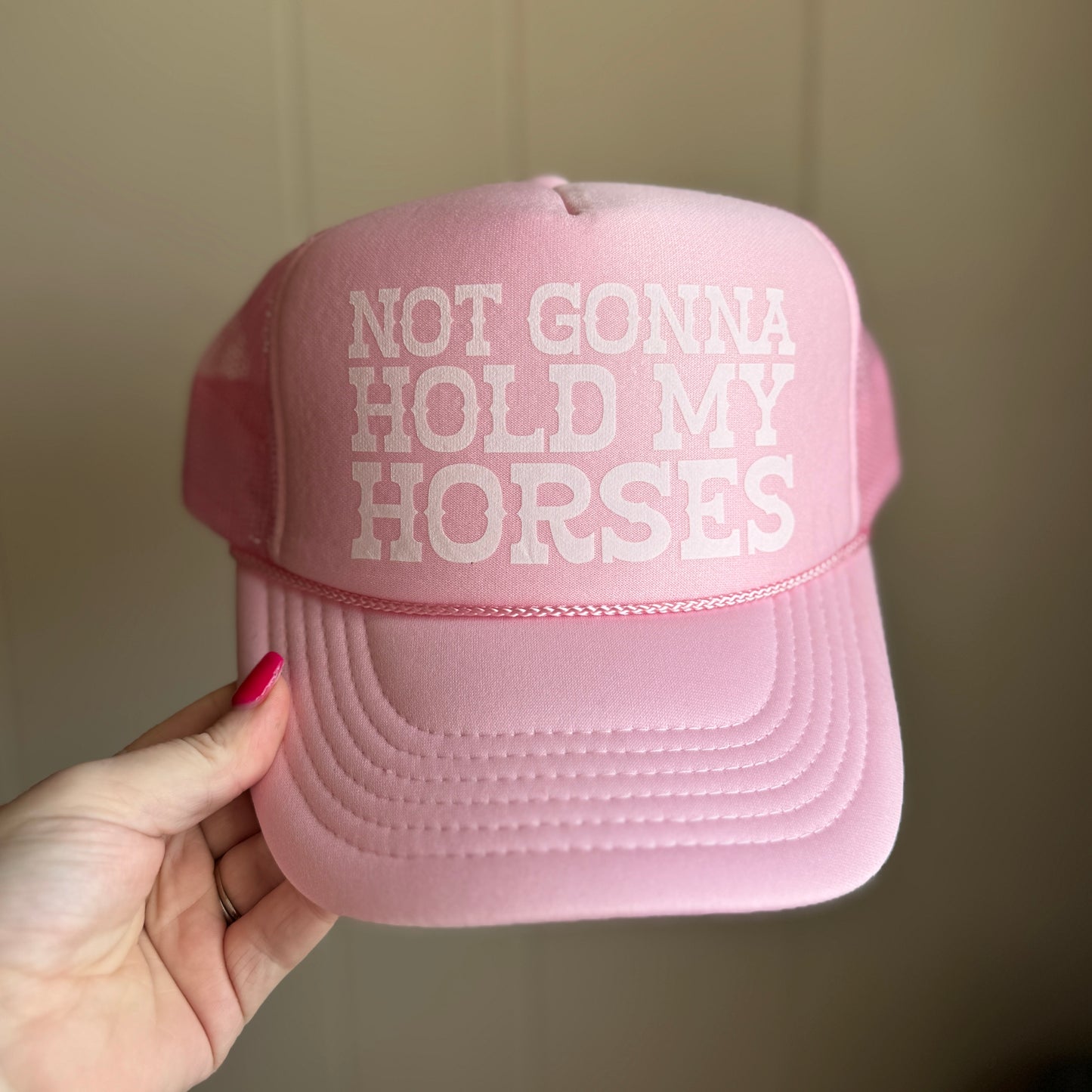 Not Gonna Hold My Horses | Trucker Hat