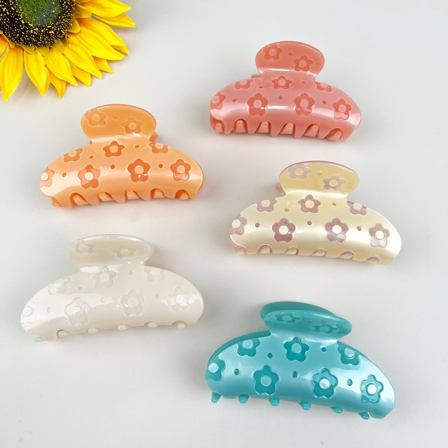 Flower Hair Clip | Pink