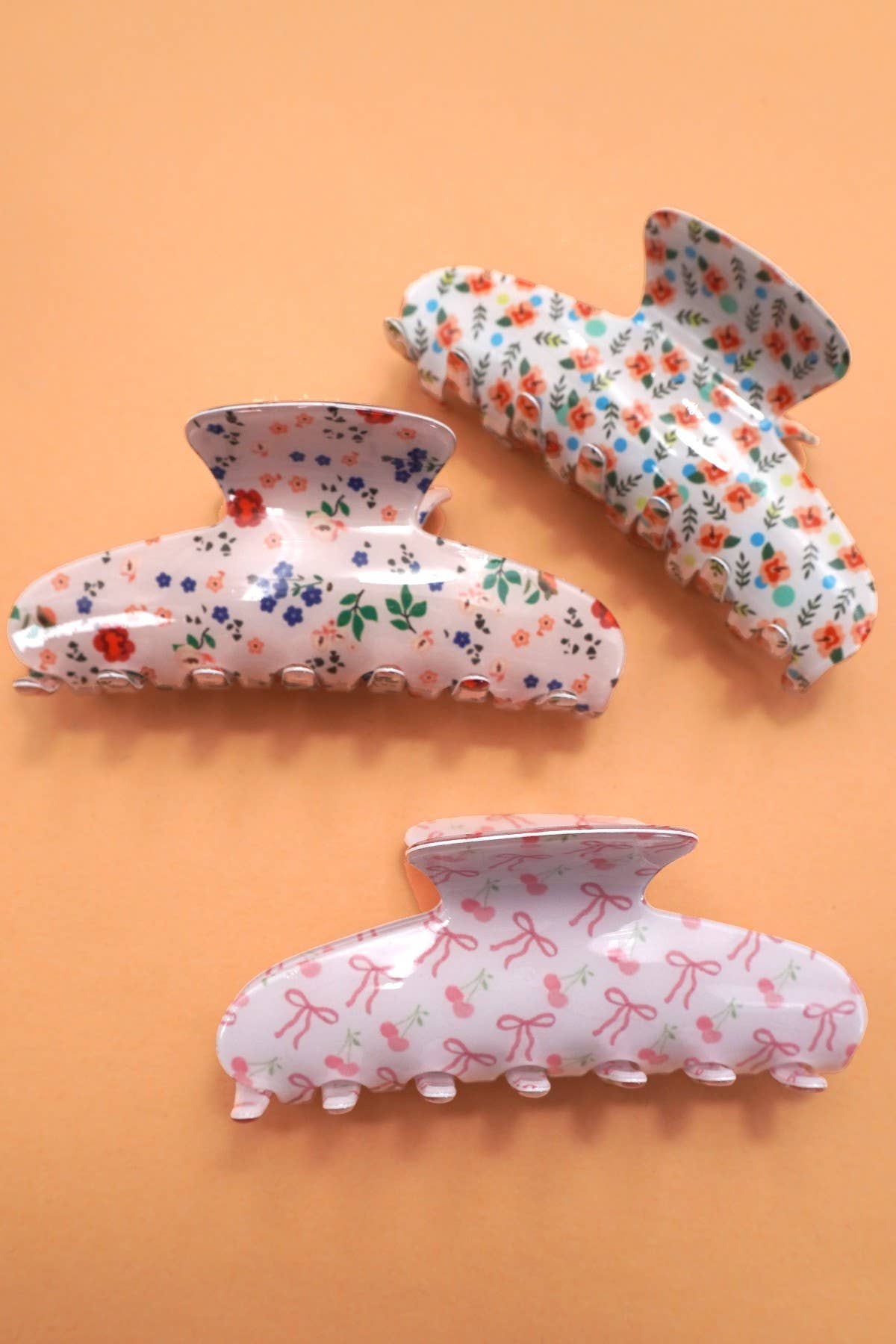 Large Bow Claw Clip | Pink