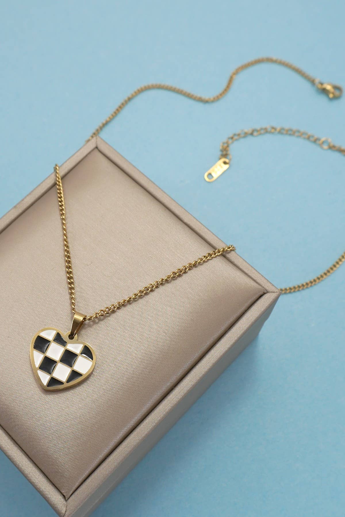 18K Stainless Steel Heart Necklace | Gold