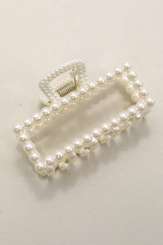 Pearl Hair Claw Clips