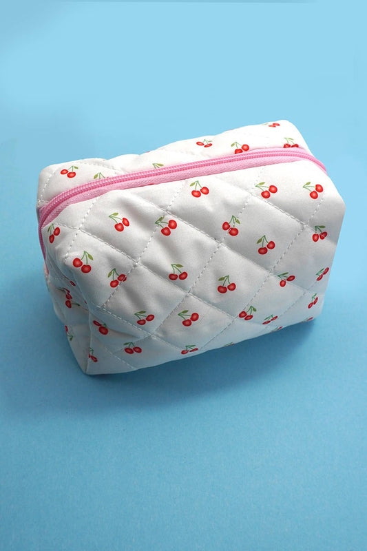 Large Makeup Bag | Cherries