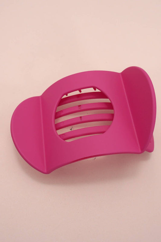 Lay Flat Large Hair Claw Clip | Fuchsia