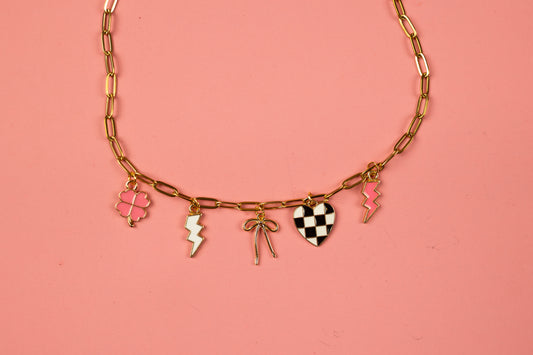 Electric Babe | Charm Necklace