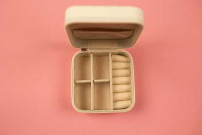 Blue Floral Travel Jewelry Organizer