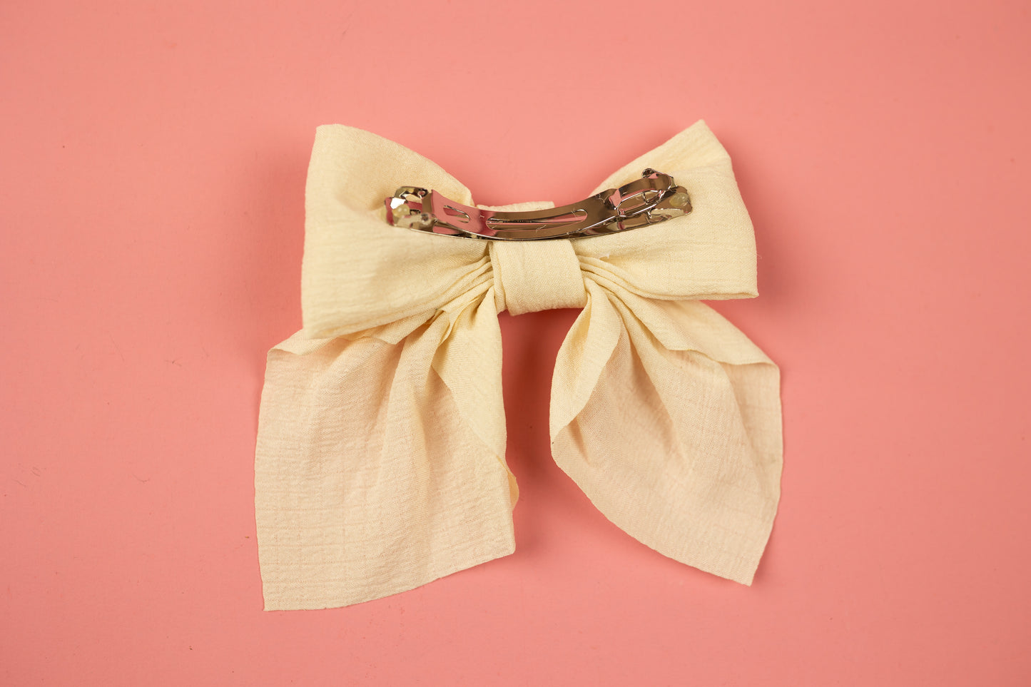 Bow Hair Clips | Off White