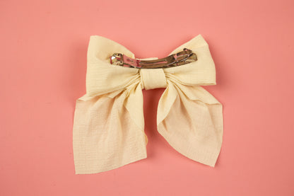 Bow Hair Clips | Off White