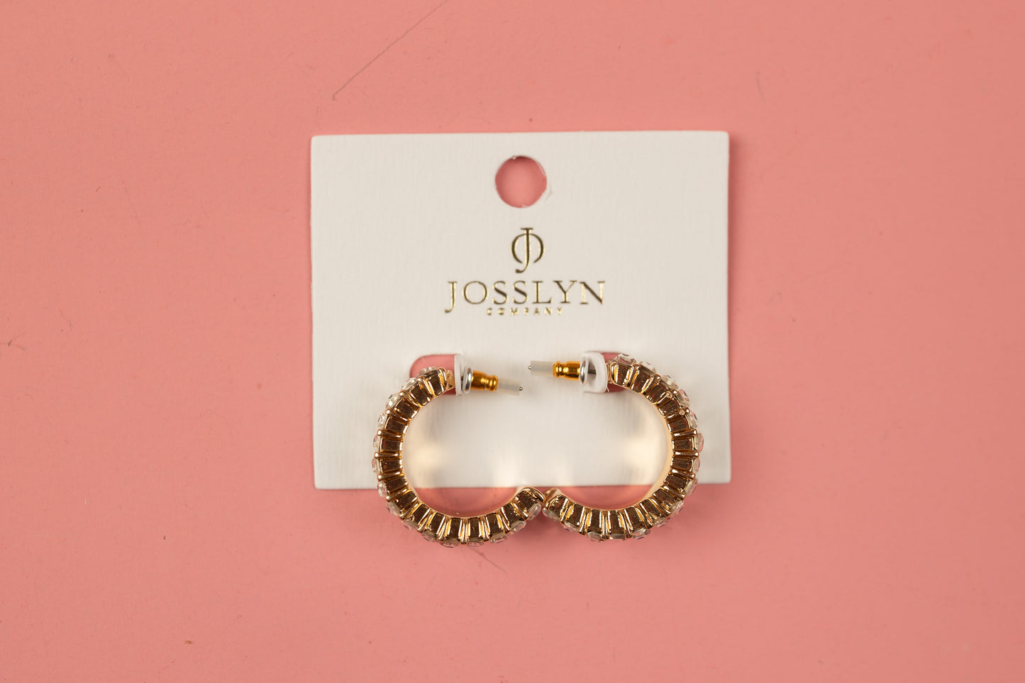 Classic Baguette Hoop Earring | Gold