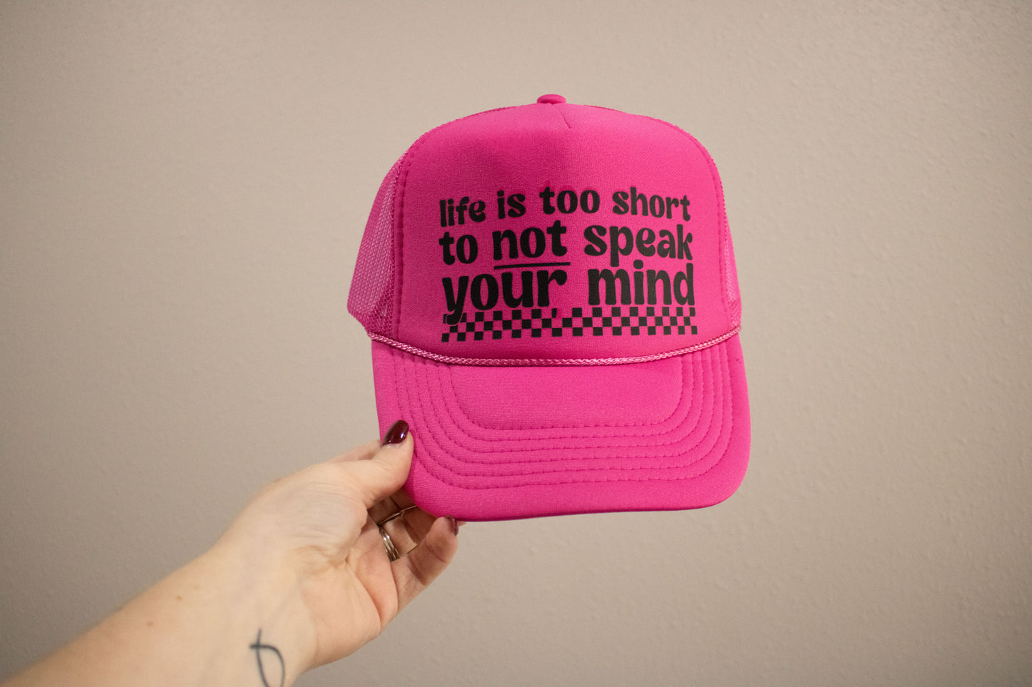 Speak Your Mind Hat