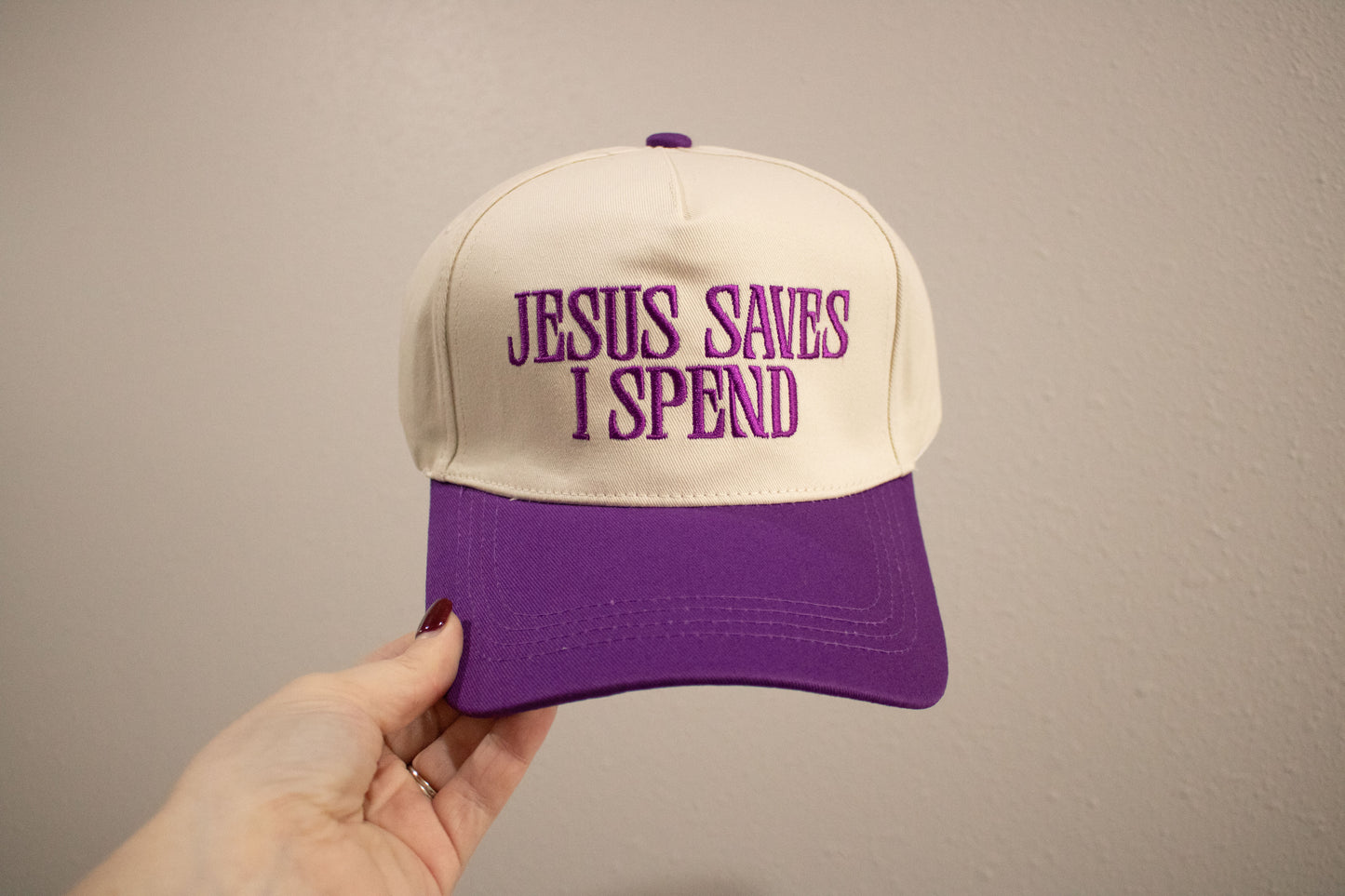 Jesus Saves, I Spend Hat | Multiple Colors