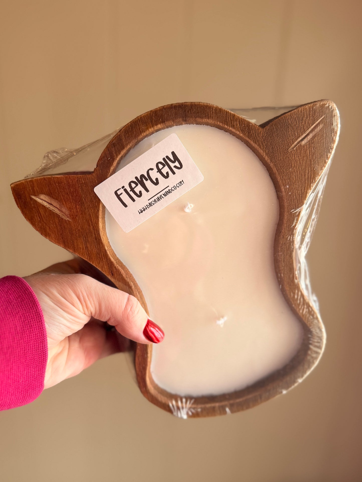 Cow Dough Bowl Candle