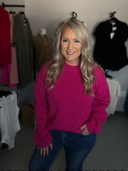 Plus Size | Oversized Sweater Top
