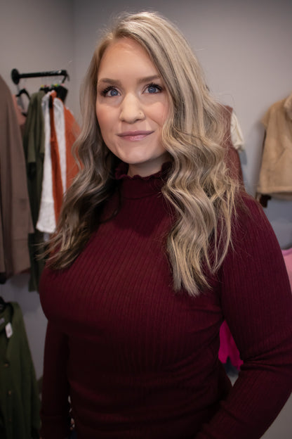 Merrowed Hemned Heavy Ribbed Top