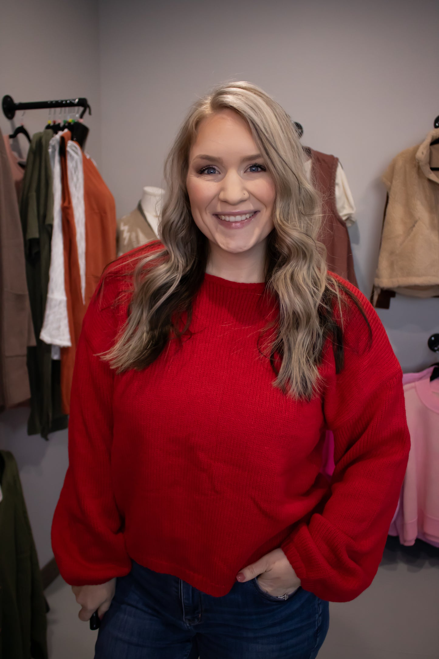 Bow Back Sweater