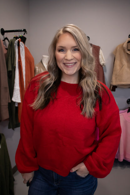 Bow Back Sweater