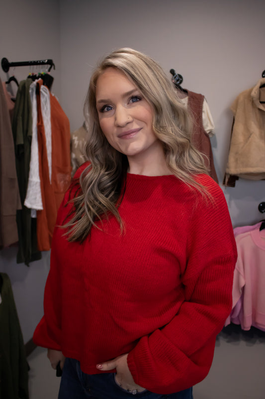 Bow Back Sweater