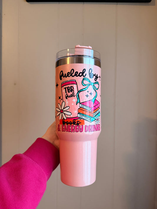 Books & Energy Drinks Cup