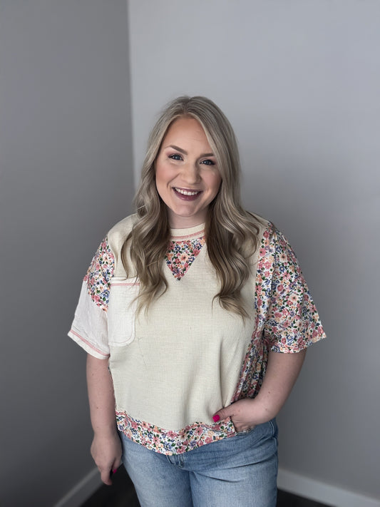 Floral Print Mix And Match Top