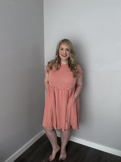 Pocket Dress | Dusty Pink