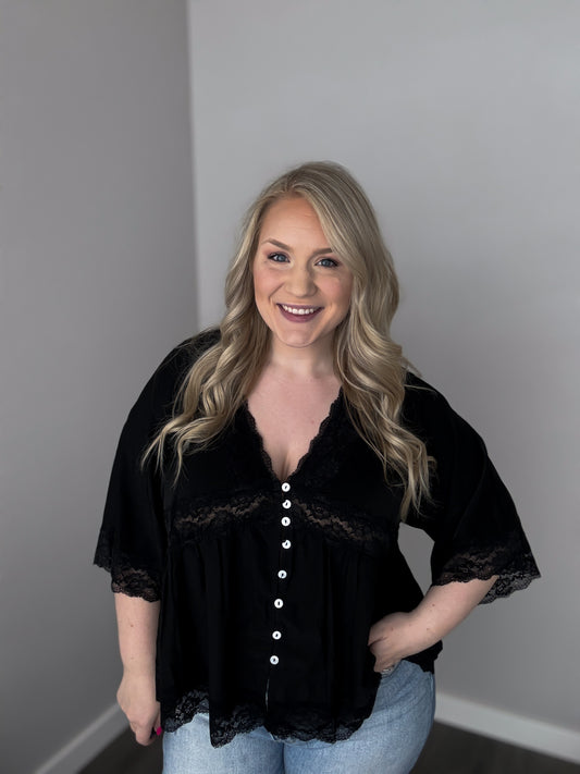 Plus Size | Lace Top