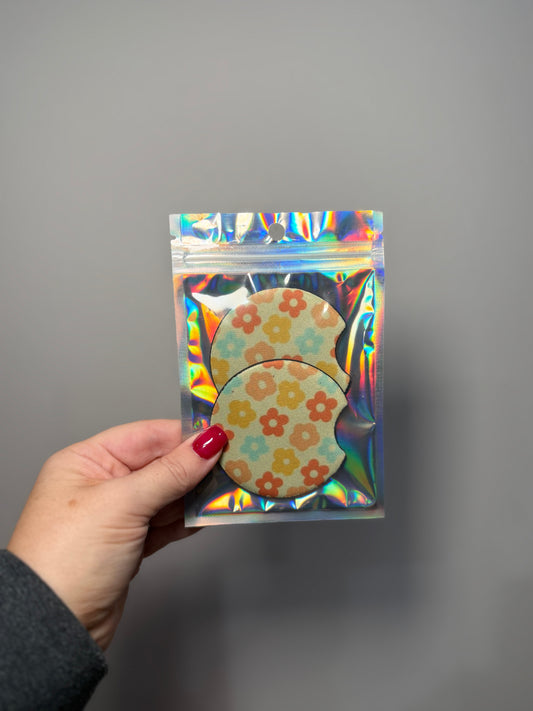 Car Coasters | Flowers