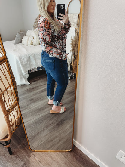 KanCan High Rise Ankle Skinny Jeans