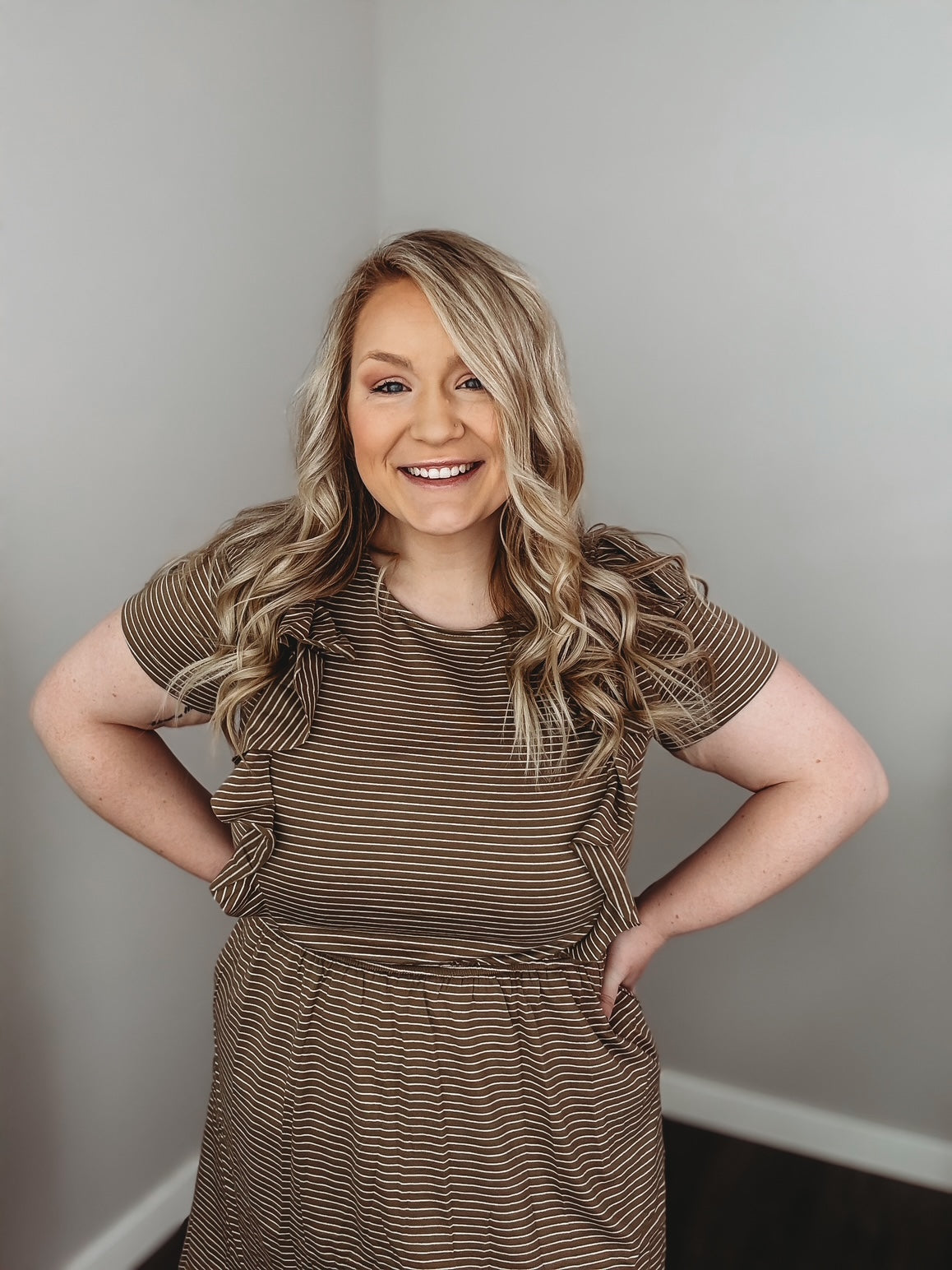 Jaylin Ruffle Knit Dress