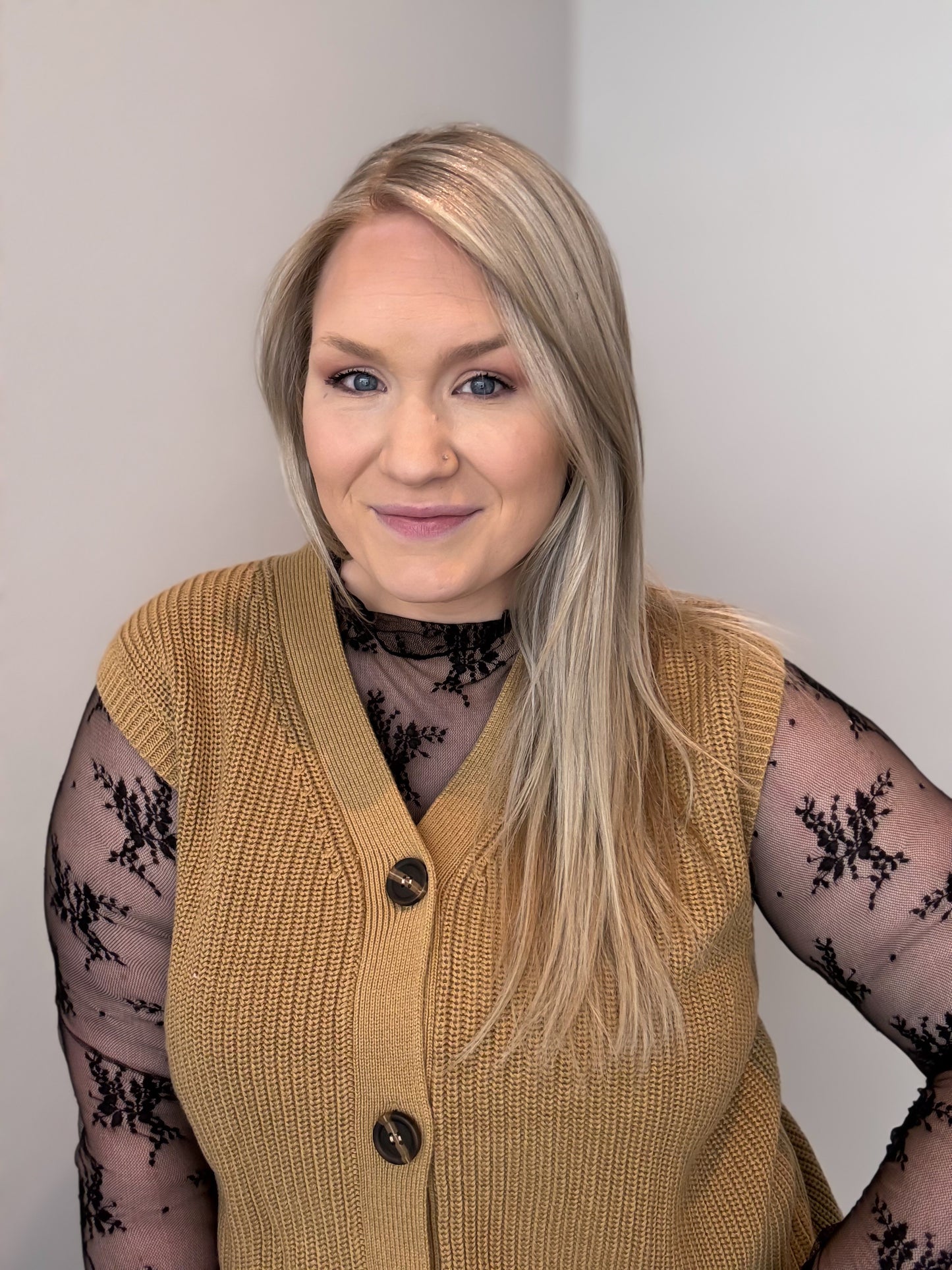 Jaelynn Mesh Lace Long Sleeve Top (Multiple Colors)