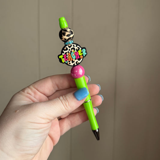 Leopard Teacher Pen
