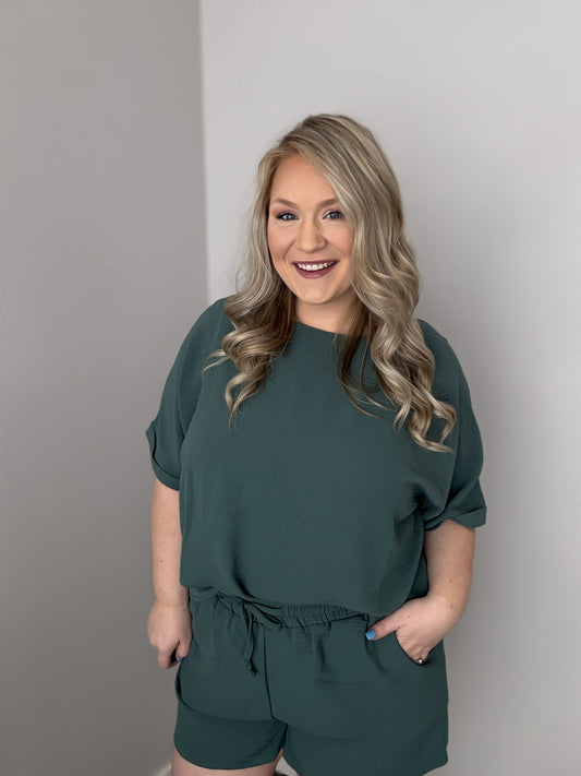 Whitney Woven Set - Ash Jade