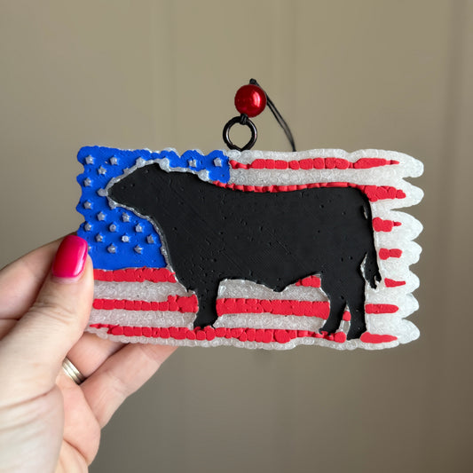 Cow Flag | Scent: Mahogany Woods