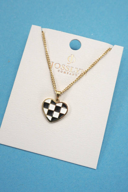 18K Stainless Steel Heart Necklace | Gold